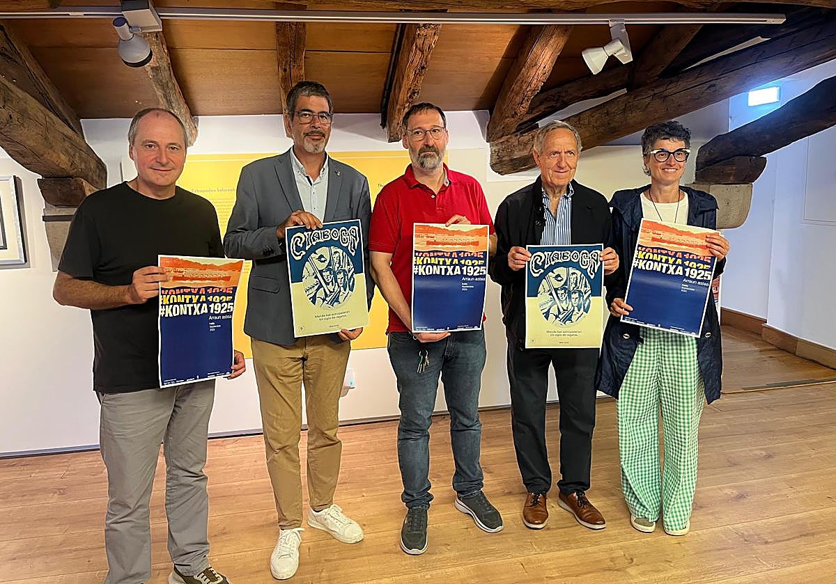 Presentación en honor al centenario de las regatas de 1925 en el Museo Marítimo Vasco y el Aquarium.