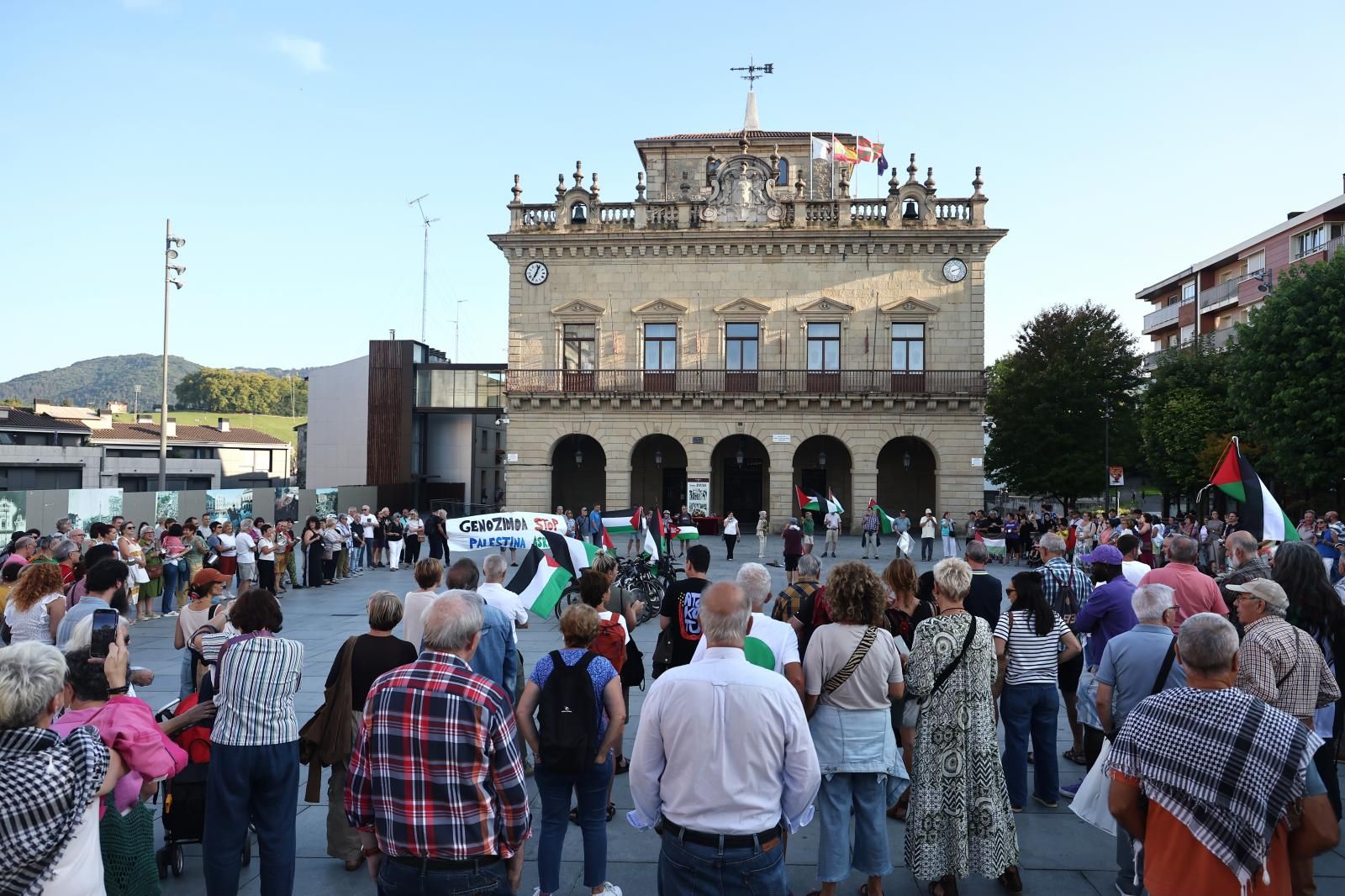 Gipuzkoa &#039;retumba&#039; contra la guerra en Gaza