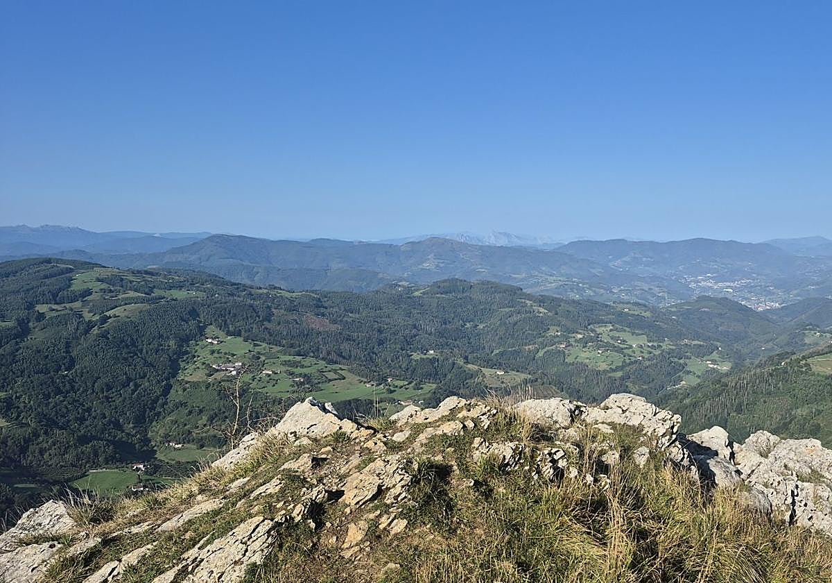 Hernio, panorámica perfecta de los montes de Gipuzkoa