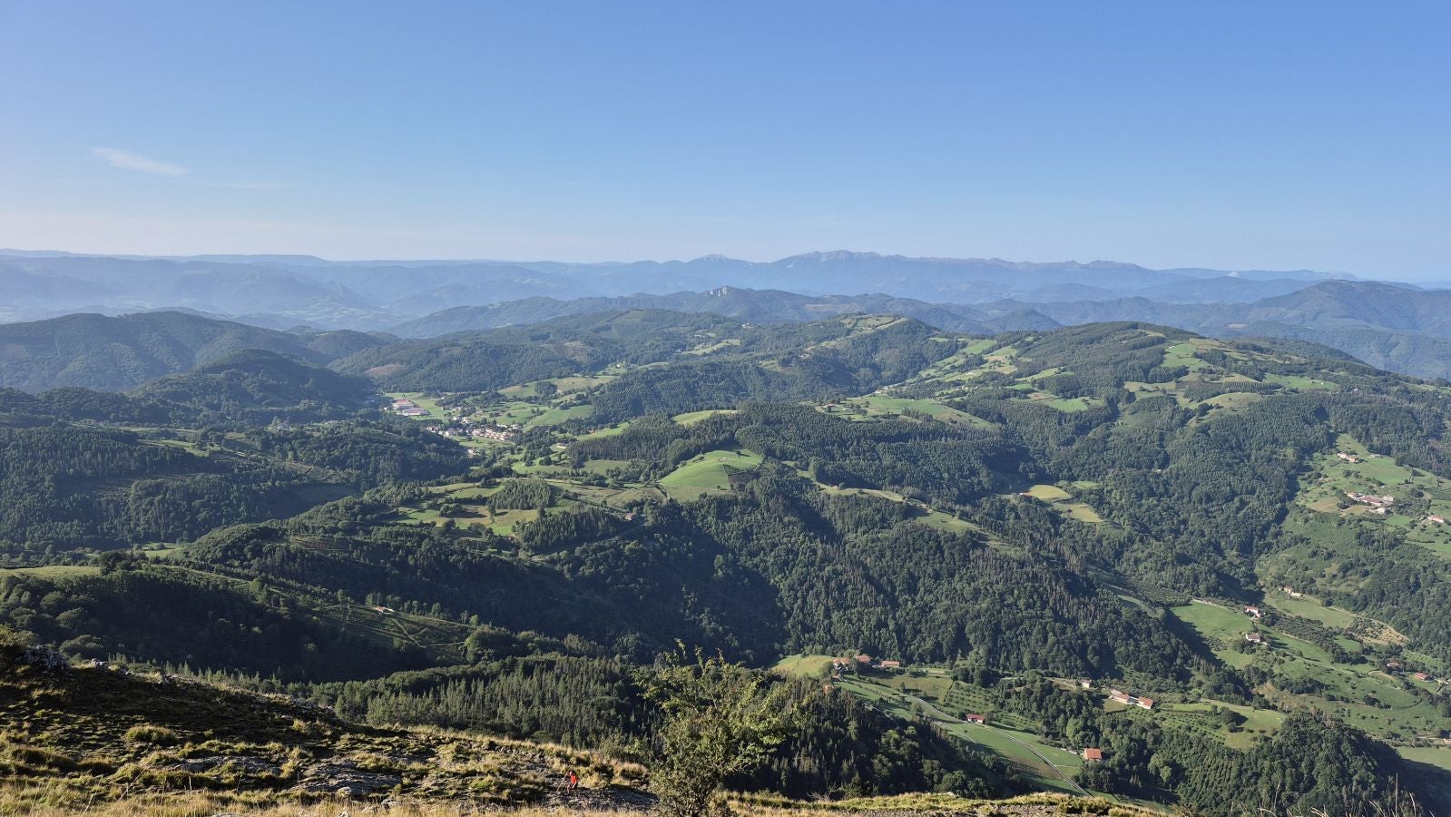 Hernio, panorámica perfecta de los montes de Gipuzkoa