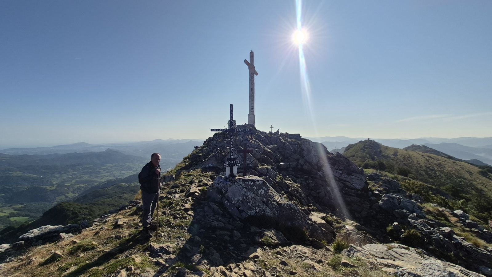 Hernio, panorámica perfecta de los montes de Gipuzkoa