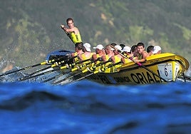 Los oriotarras, a punto de darla ciaboga en la clasificatoria del jueves.