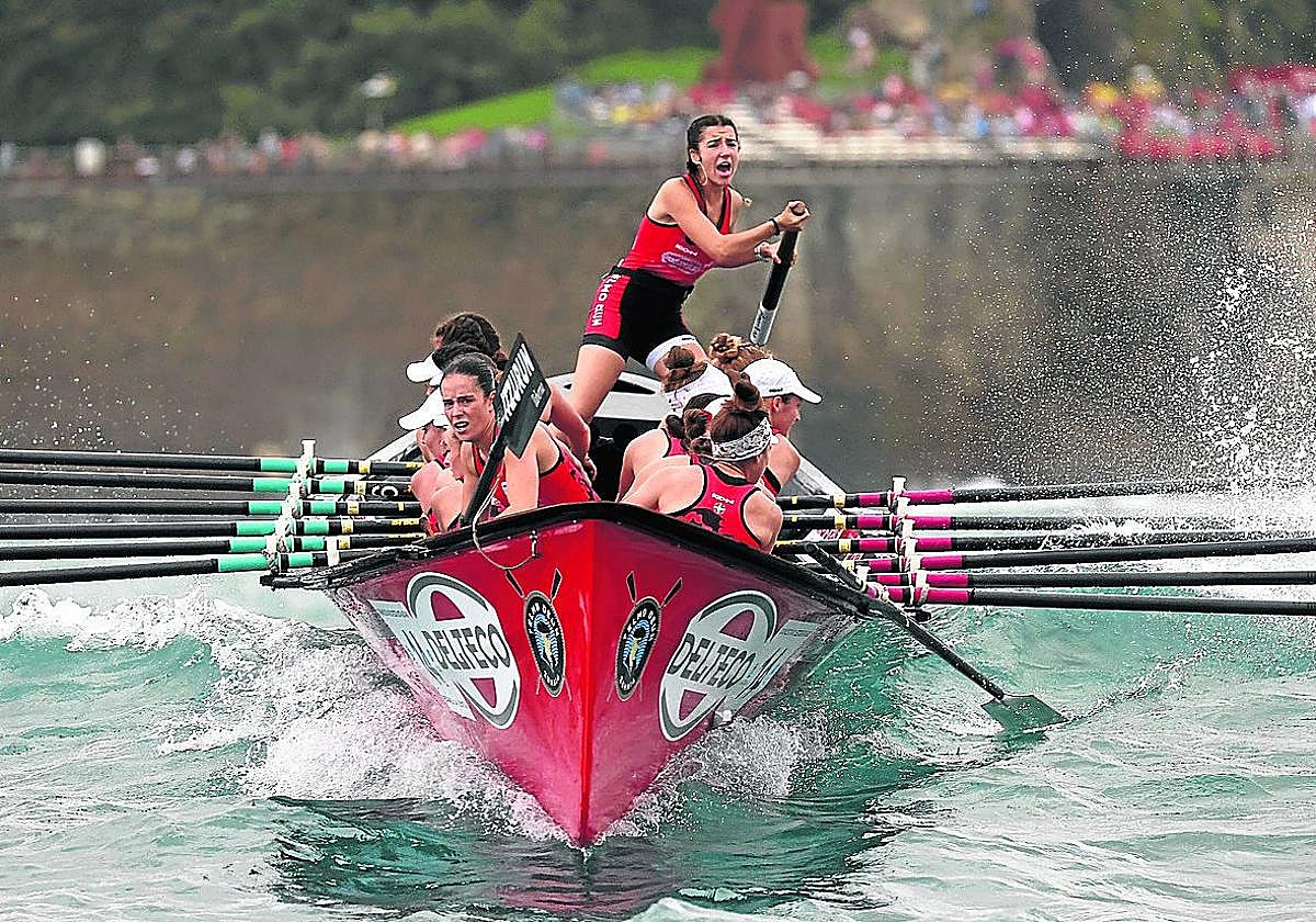 Las zumaiarras sufrieron en exceso el miércoles.