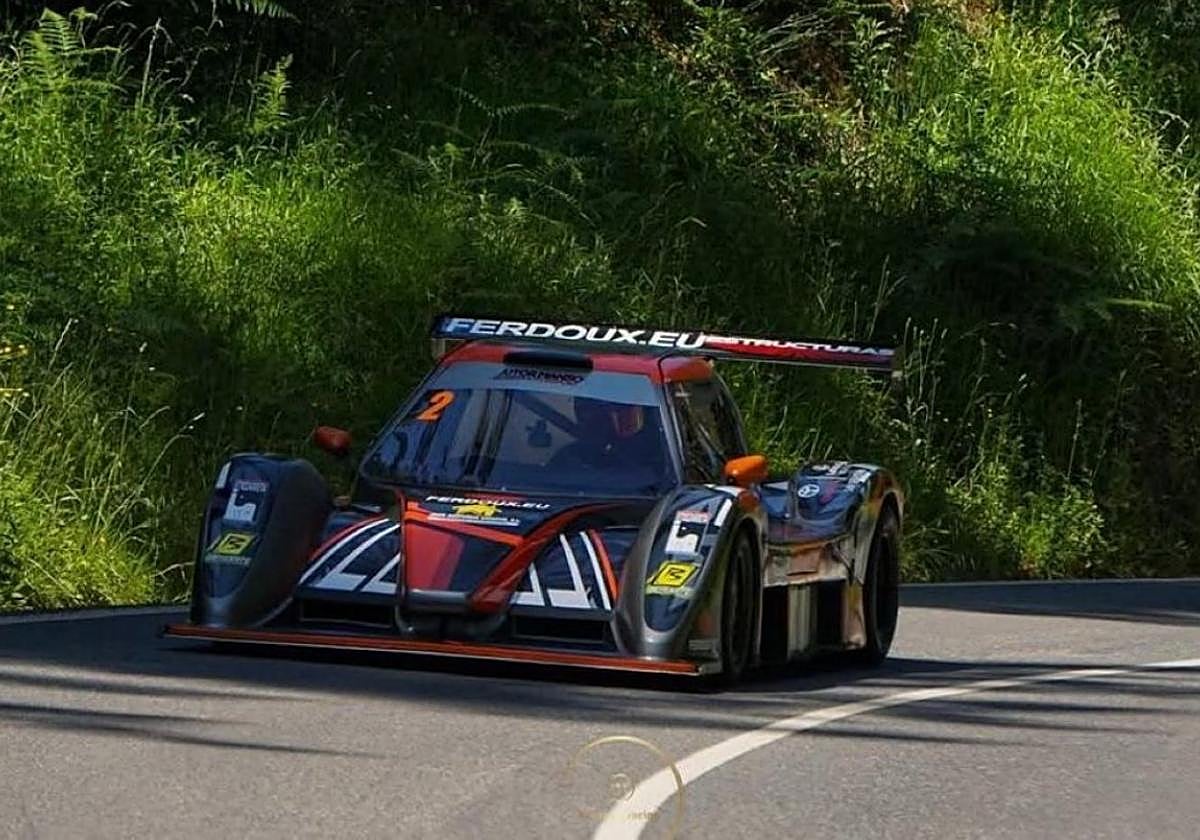 Aitor Manso participa esta jornada en la III Subida a Dima en la localidad vizcaína de Durango.