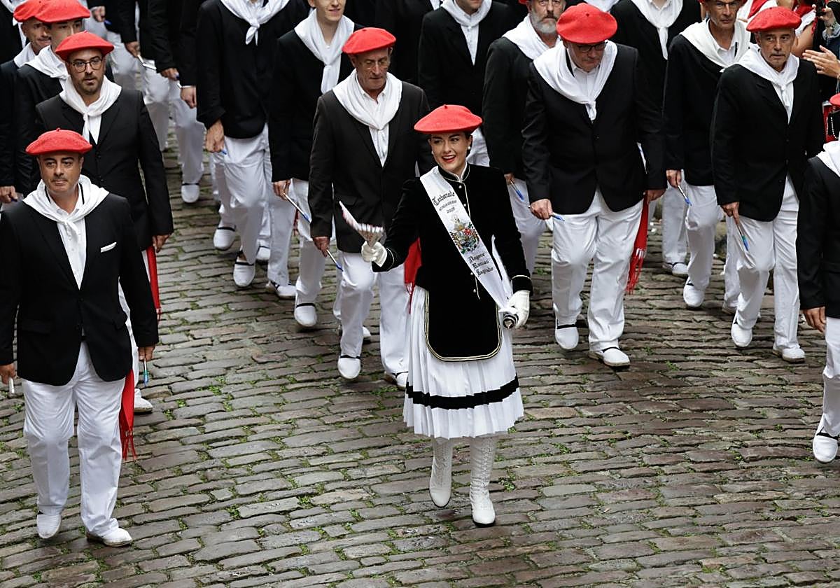 Nagore Ramos Santiago, cantinera de Tanborrada.