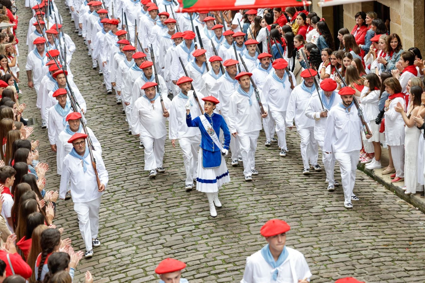 El desfile del Alarde, en imágenes