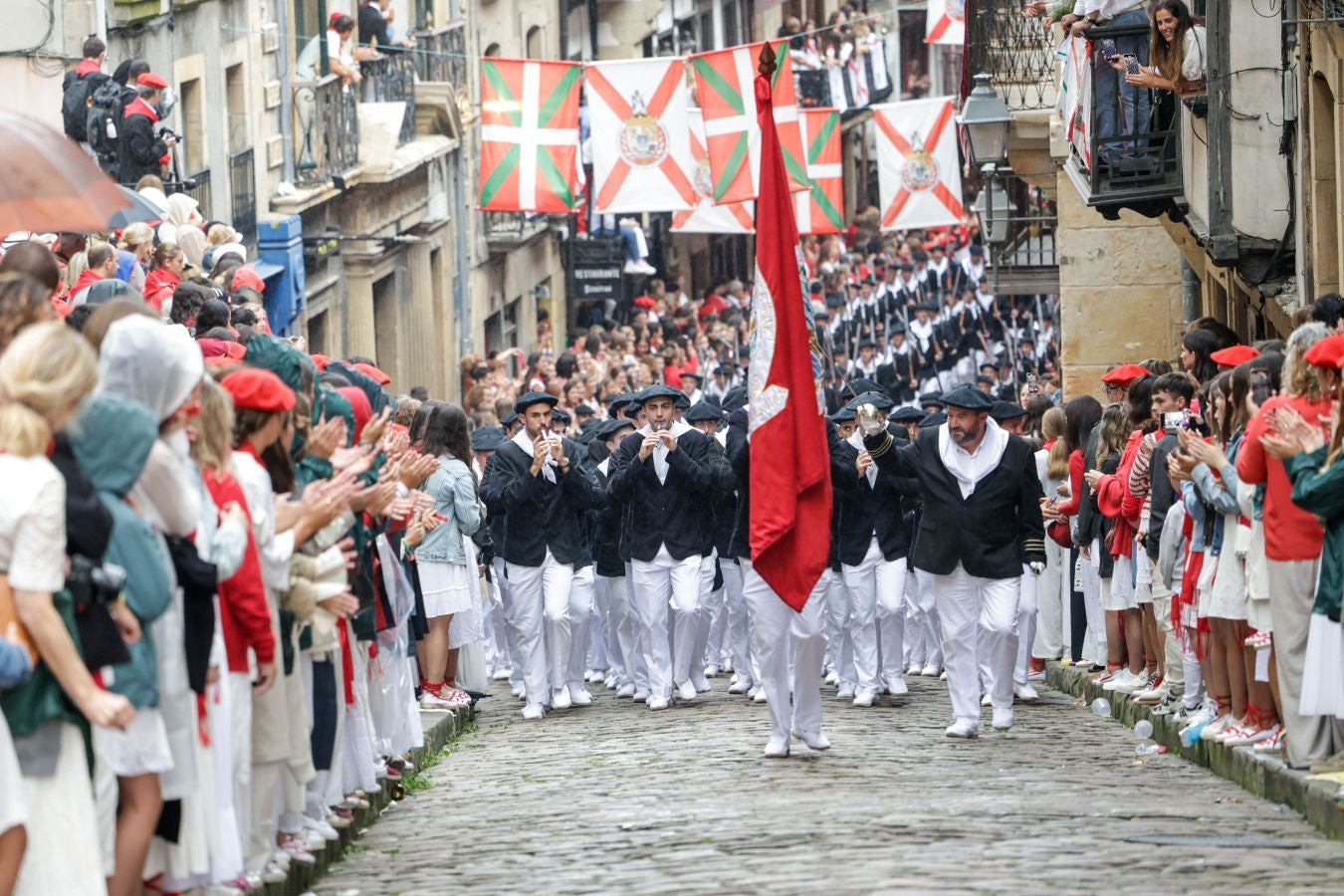 El desfile del Alarde, en imágenes