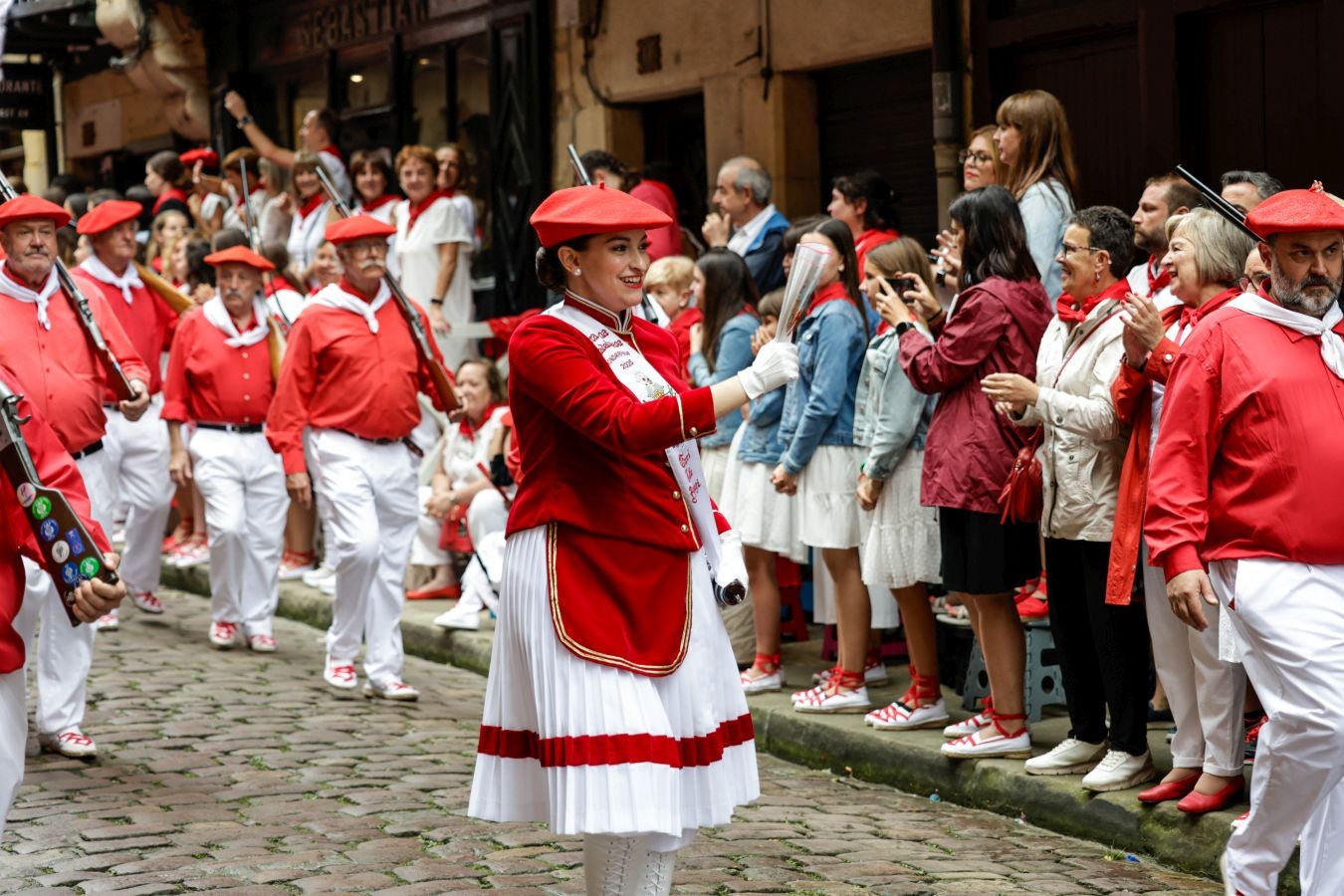 El desfile del Alarde, en imágenes