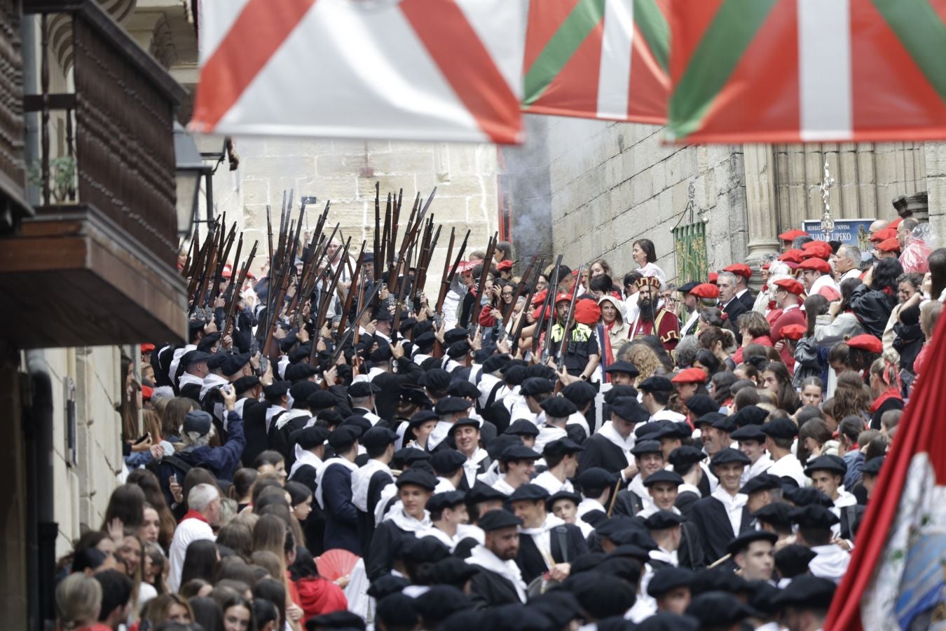 El desfile del Alarde, en imágenes