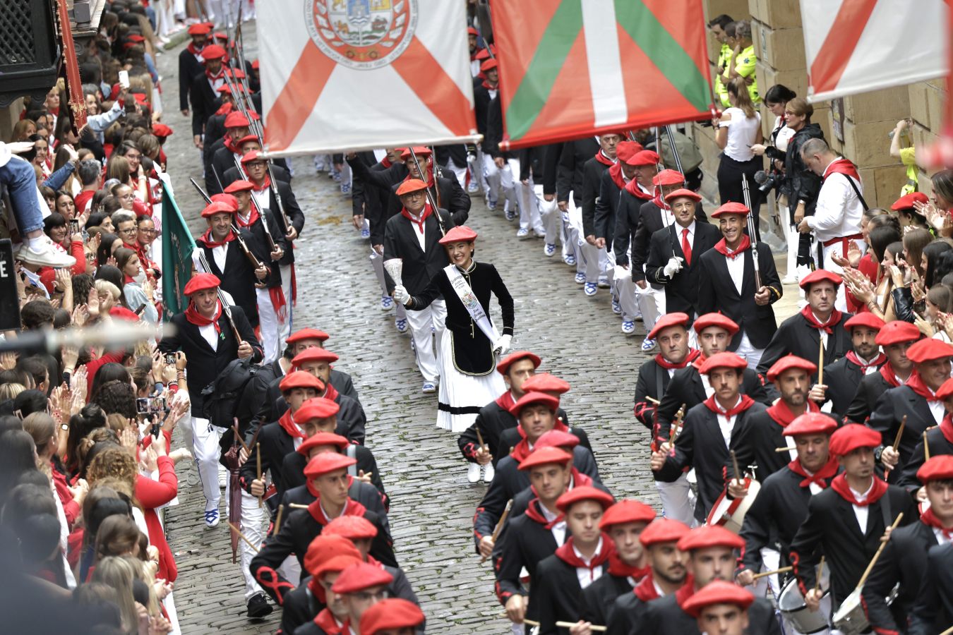 El desfile del Alarde, en imágenes