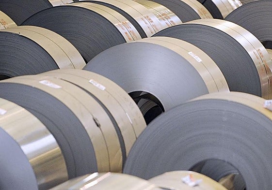 Bobinas de acero.