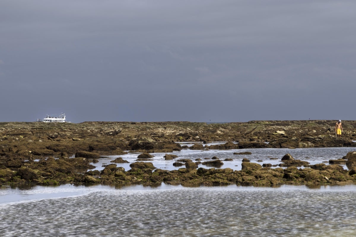 El espectáculo de las mareas vivas en las playas de Donostia