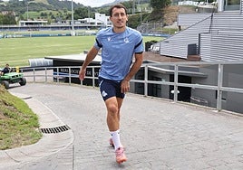 Mikel Oyarzabal accede al campo 'z2' de Zubieta