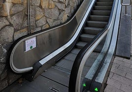 El Plan de accesibilidad eibarrés fue pionero con la instalación de escaleras mecánicas en el centro y en los barrios.