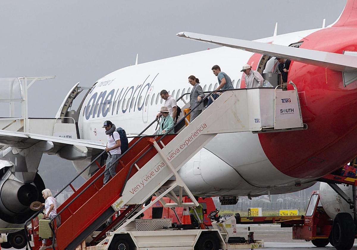 Desembarque de pasajeros