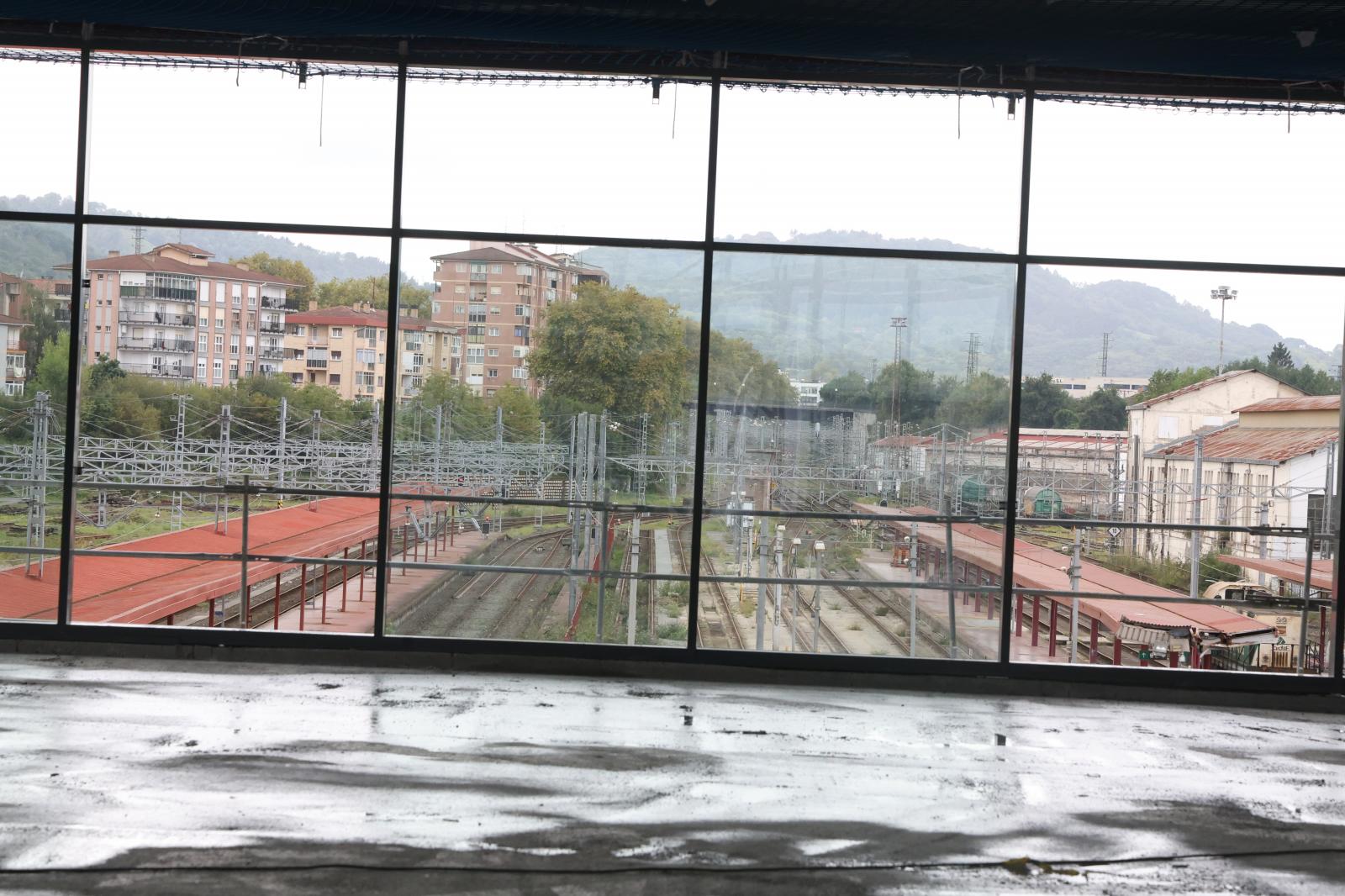 Visita a las obras de la estación de Irun