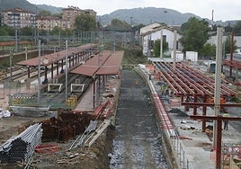 Visita a las obras de la estación de Irun
