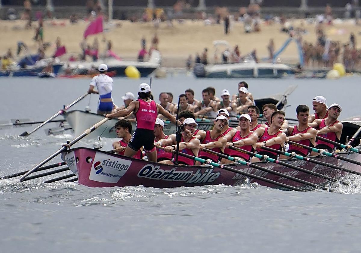 Las traineras favoritas para ganar la Bandera de La Concha