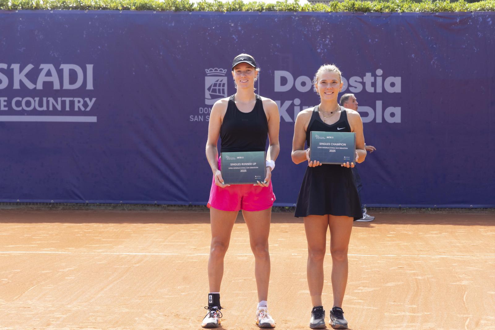 Gran ambiente en la final del torneo WTA de Donostia