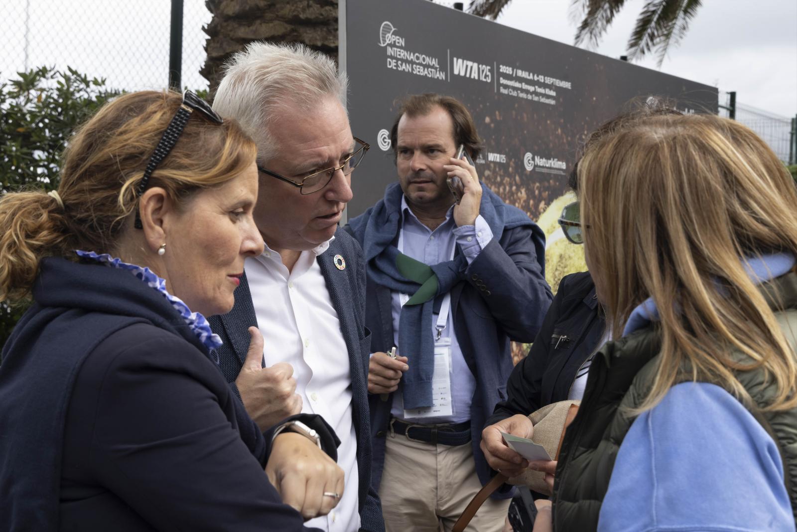 Gran ambiente en la final del torneo WTA de Donostia