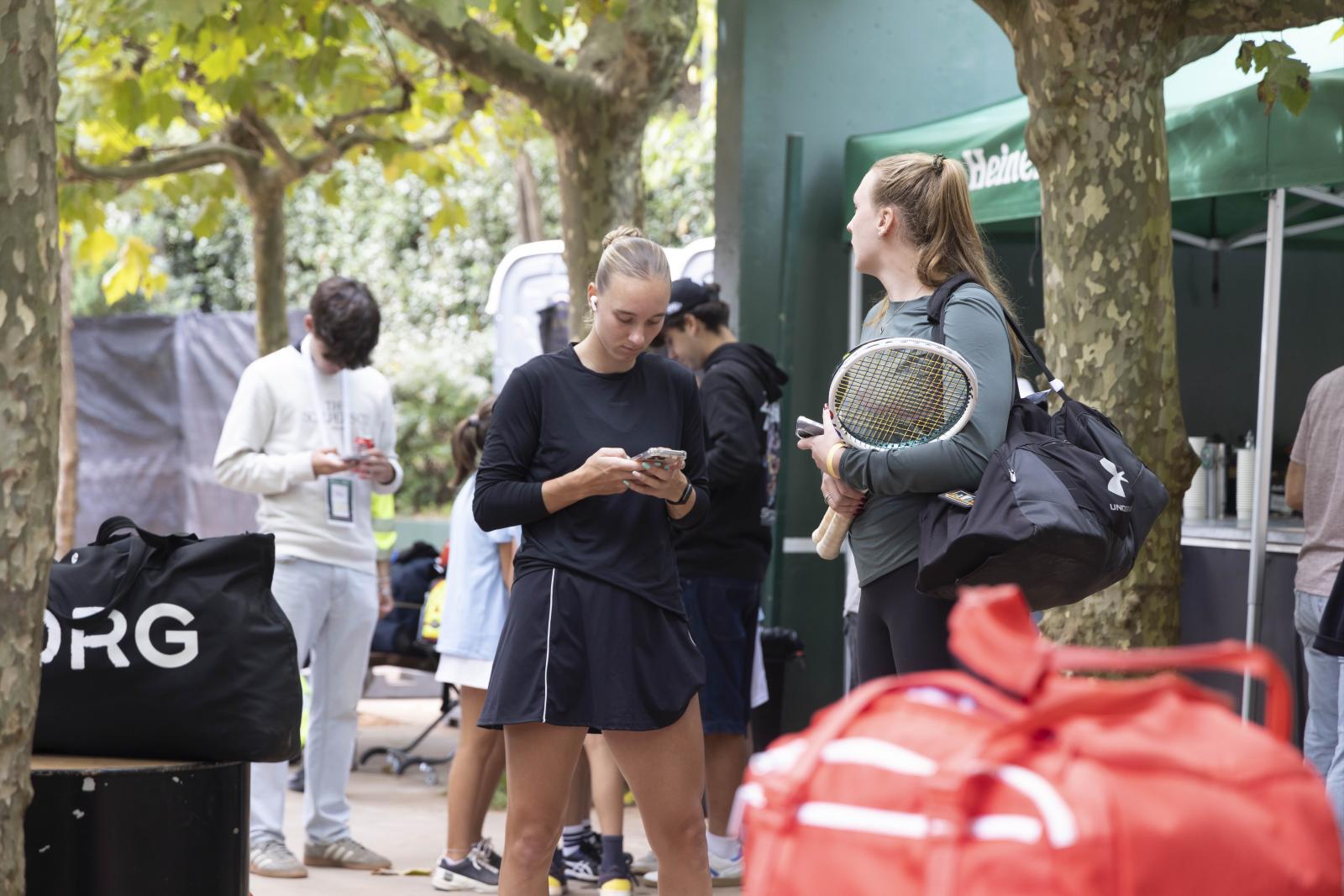 Gran ambiente en la final del torneo WTA de Donostia