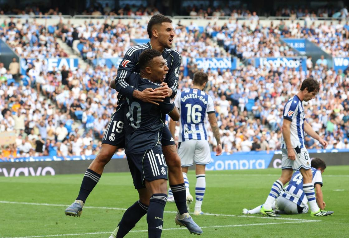 Las mejores imágenes del Real Sociedad - Real Madrid en Anoeta