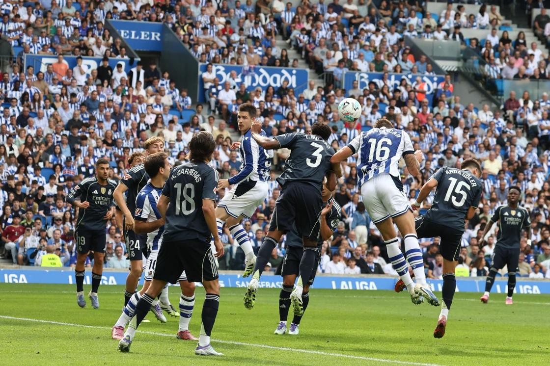 Las mejores imágenes del Real Sociedad - Real Madrid en Anoeta