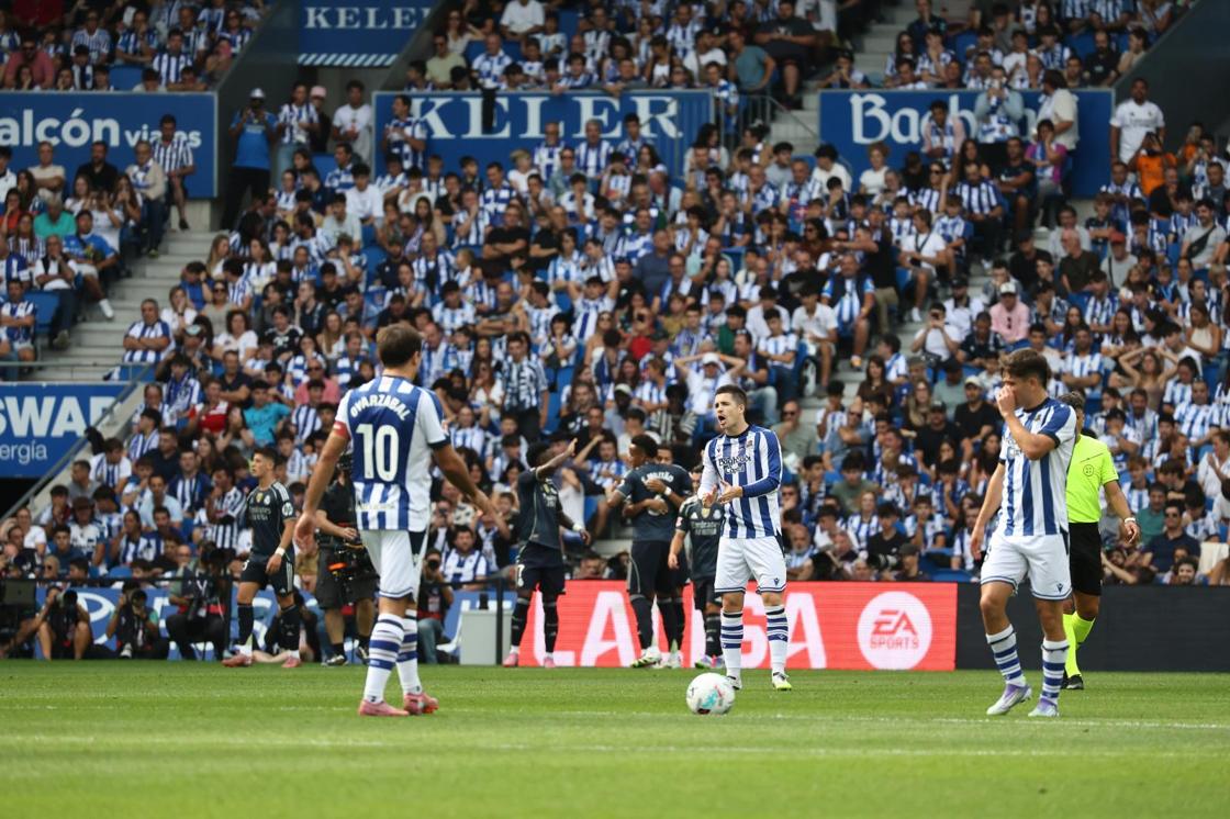 Las mejores imágenes del Real Sociedad - Real Madrid en Anoeta