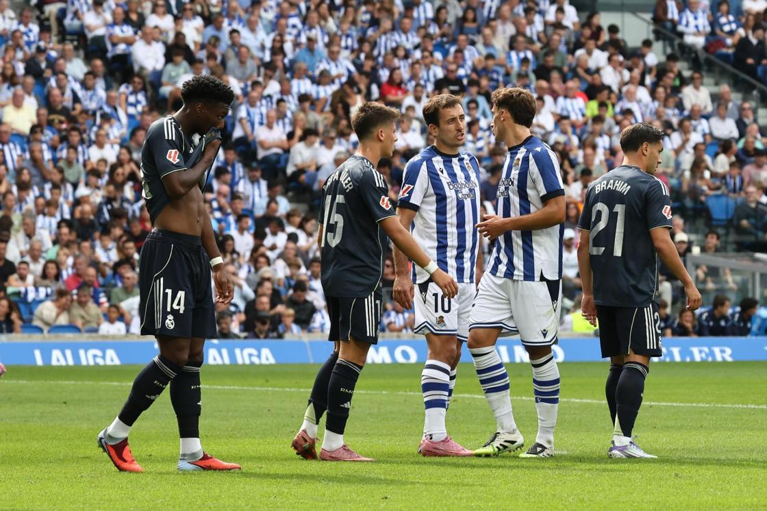 Las mejores imágenes del Real Sociedad - Real Madrid en Anoeta
