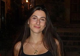 Lucía Maté, joven de Astigarraga estudiante de un máster en Madrid.