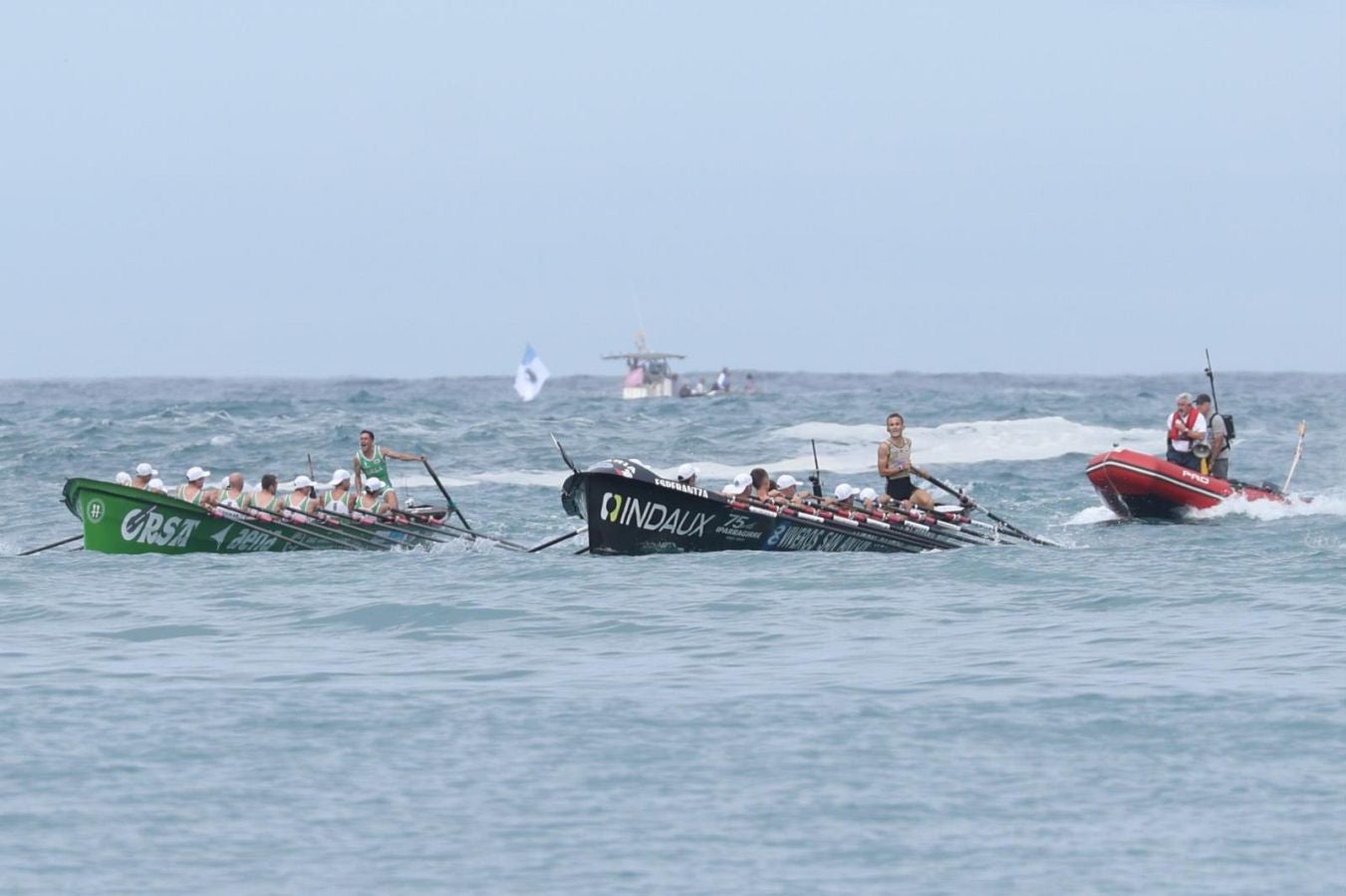 Las imágenes de la regata masculina