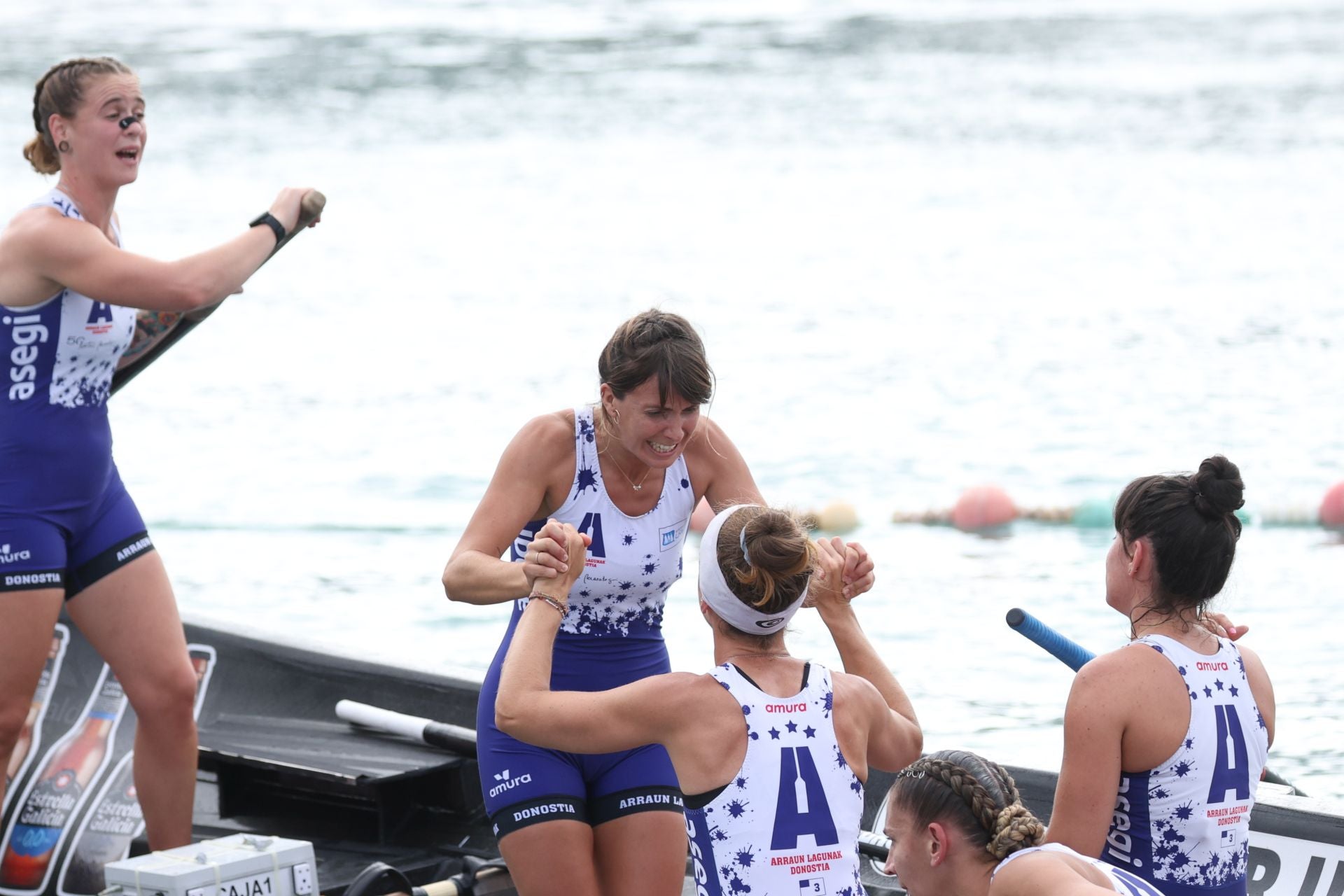 La celebración de Arraun Lagunak, en imágenes