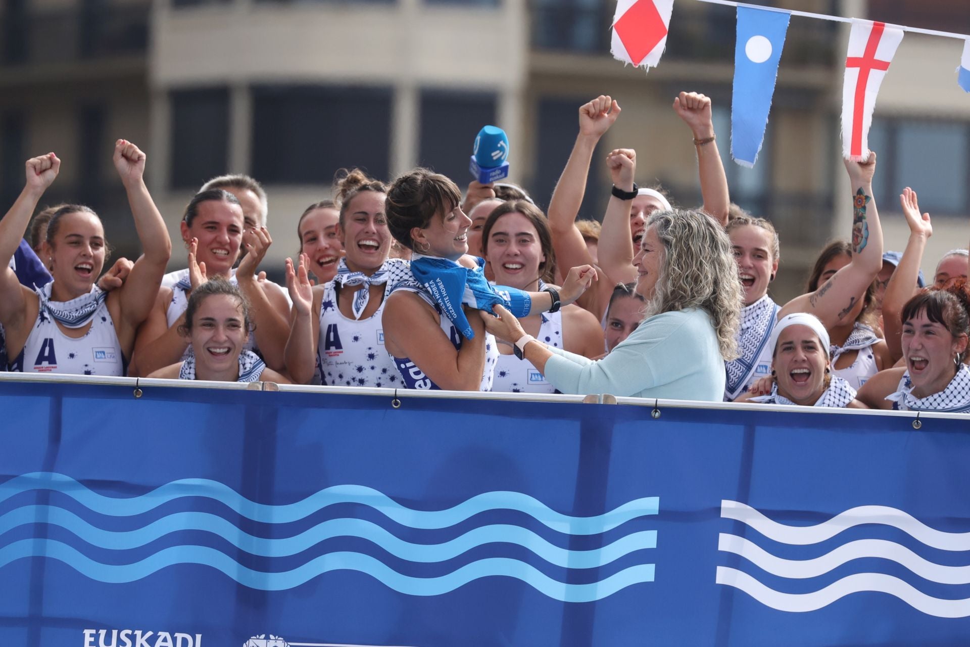 La celebración de Arraun Lagunak, en imágenes