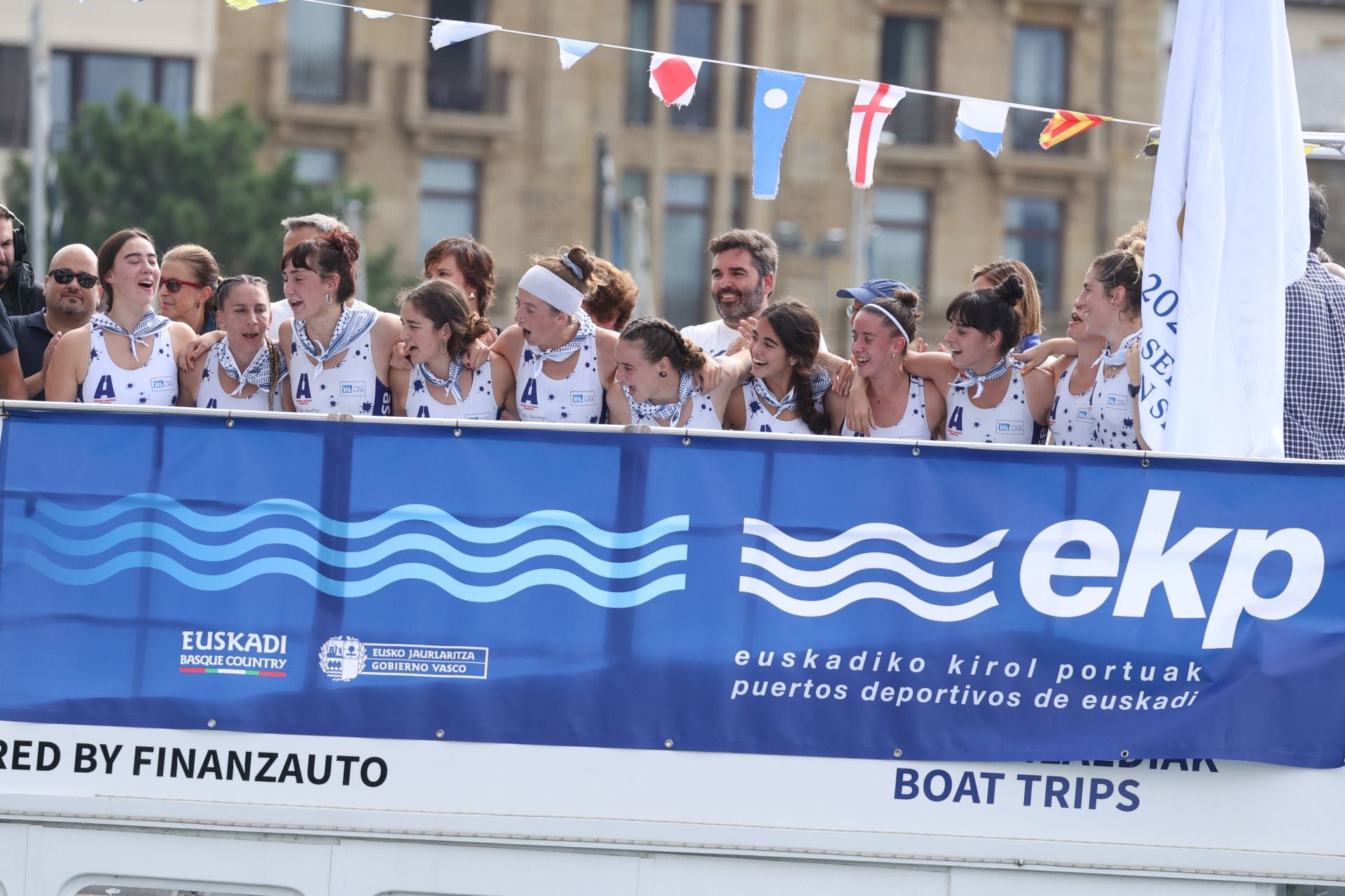 La celebración de Arraun Lagunak, en imágenes