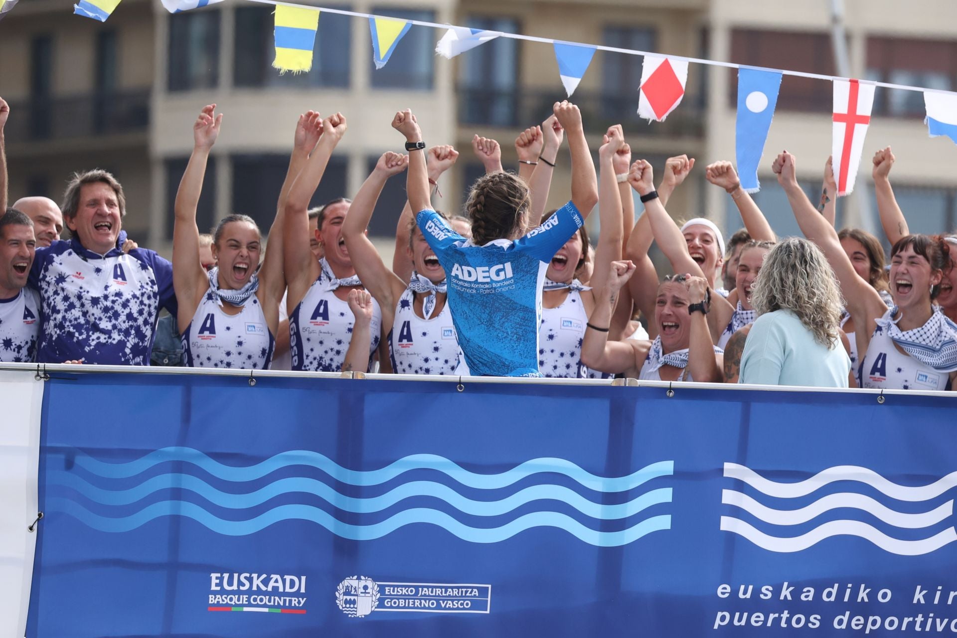 La celebración de Arraun Lagunak, en imágenes