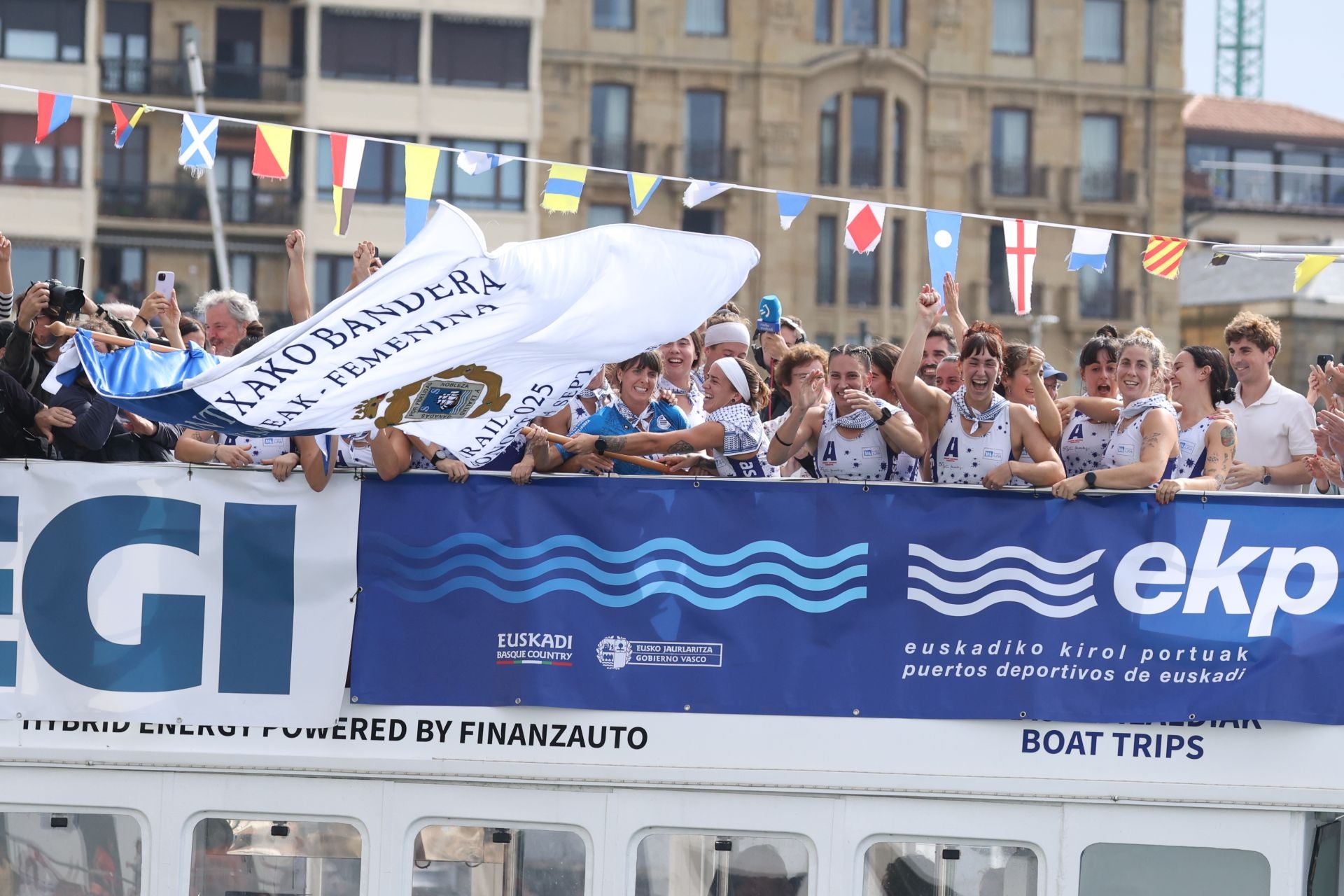 La celebración de Arraun Lagunak, en imágenes