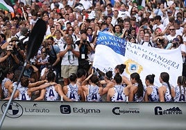 La celebración de Arraun Lagunak, en imágenes