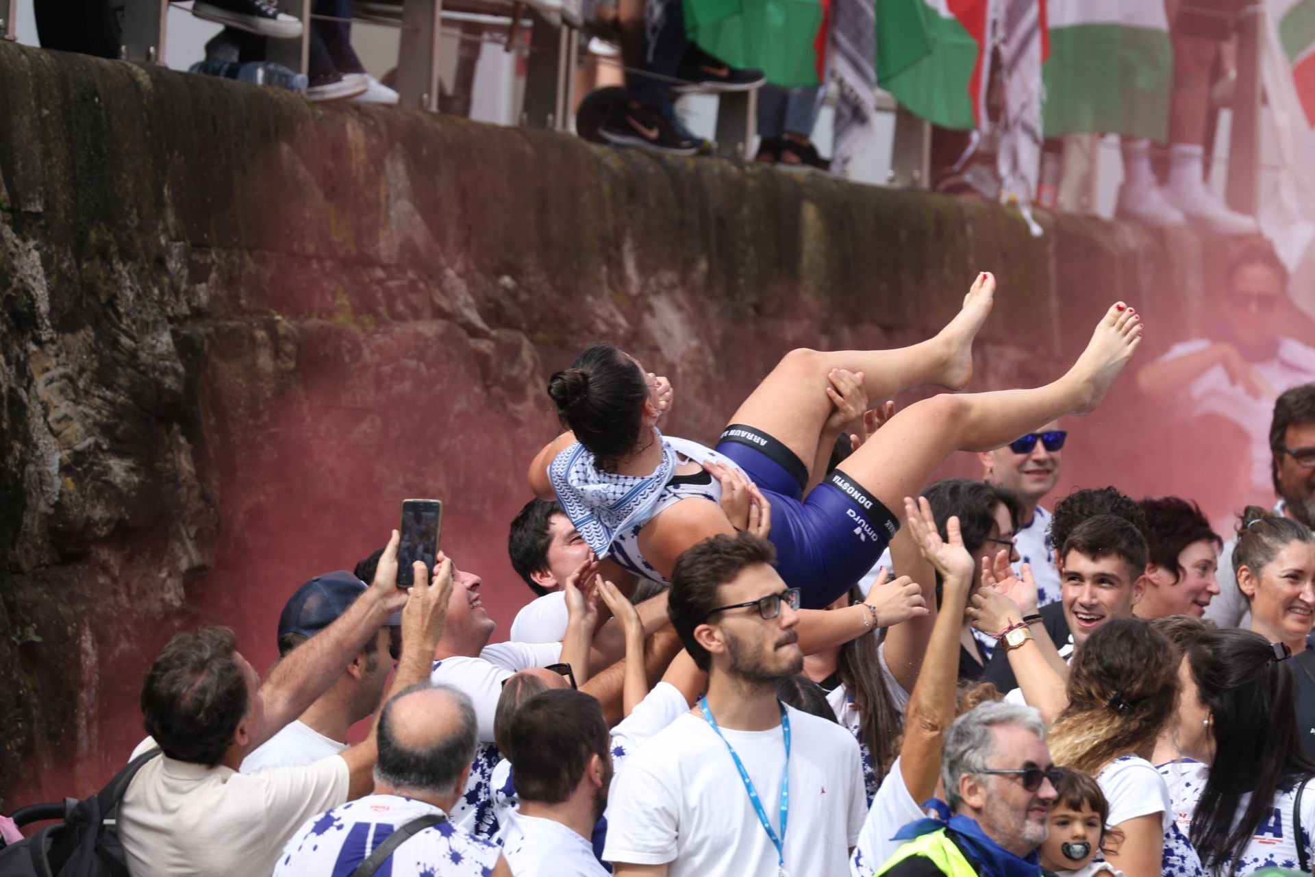 La celebración de Arraun Lagunak, en imágenes