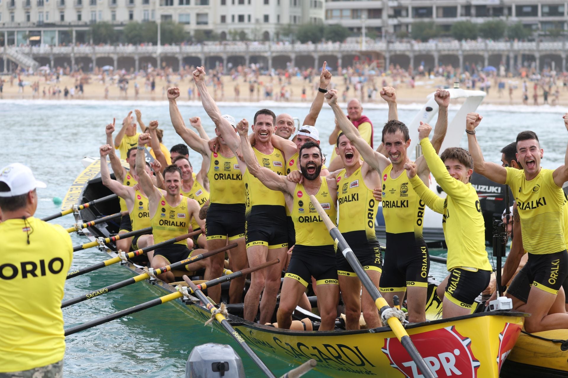 Orio celebra por todo lo alto su Bandera de La Concha número 33