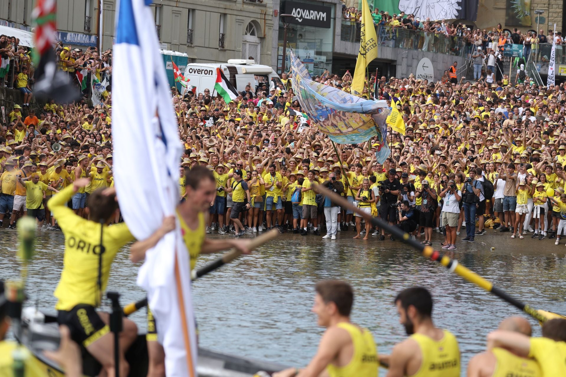 Orio celebra por todo lo alto su Bandera de La Concha número 33
