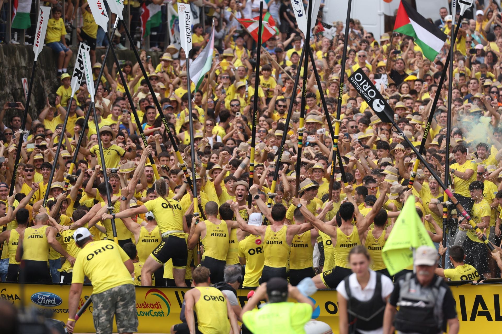 Orio celebra por todo lo alto su Bandera de La Concha número 33