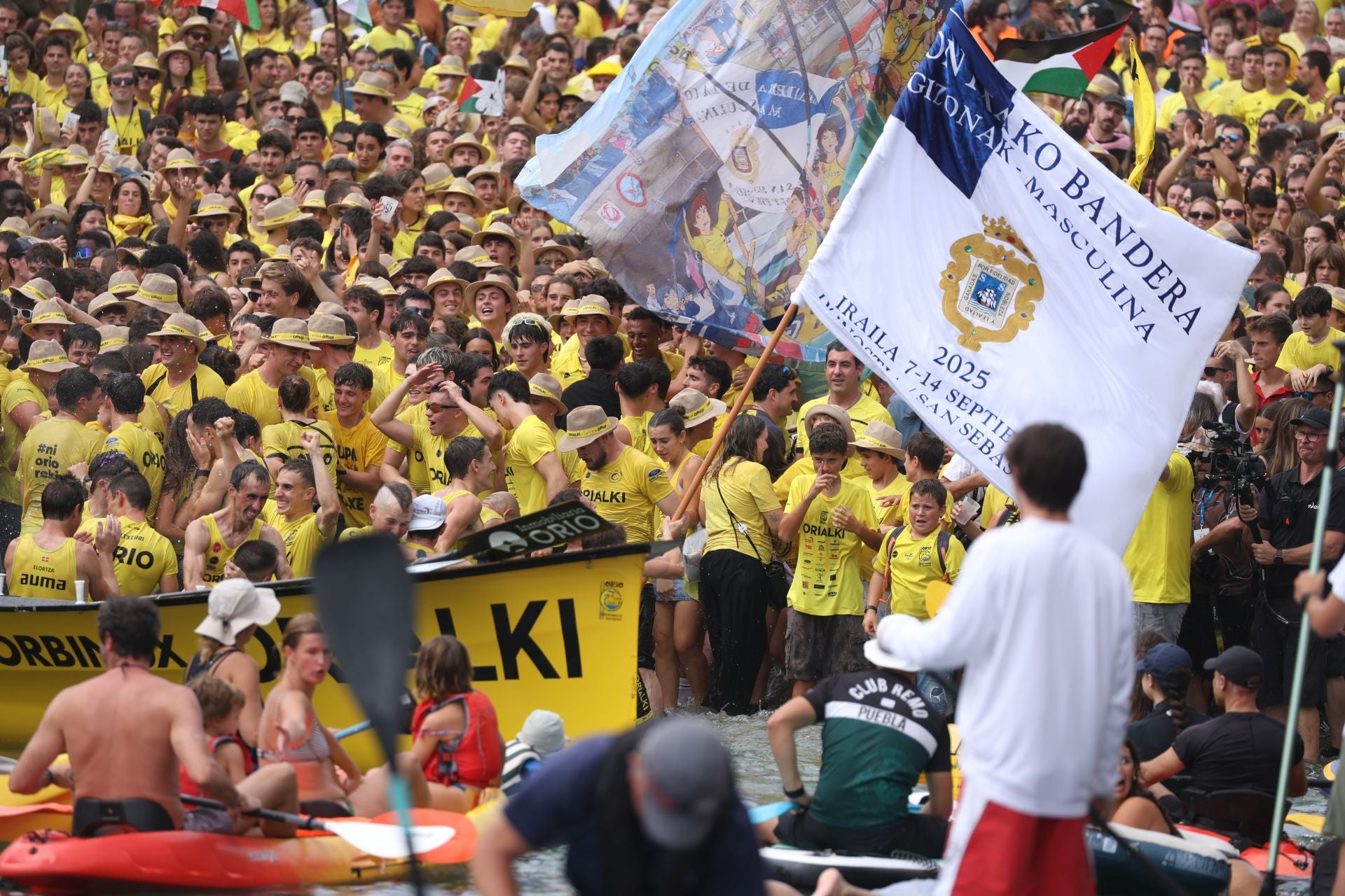 Orio celebra por todo lo alto su Bandera de La Concha número 33