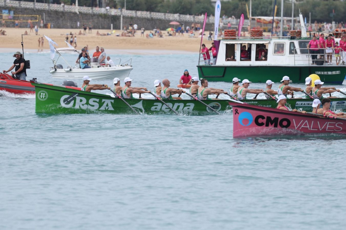 Las imágenes de la regata masculina