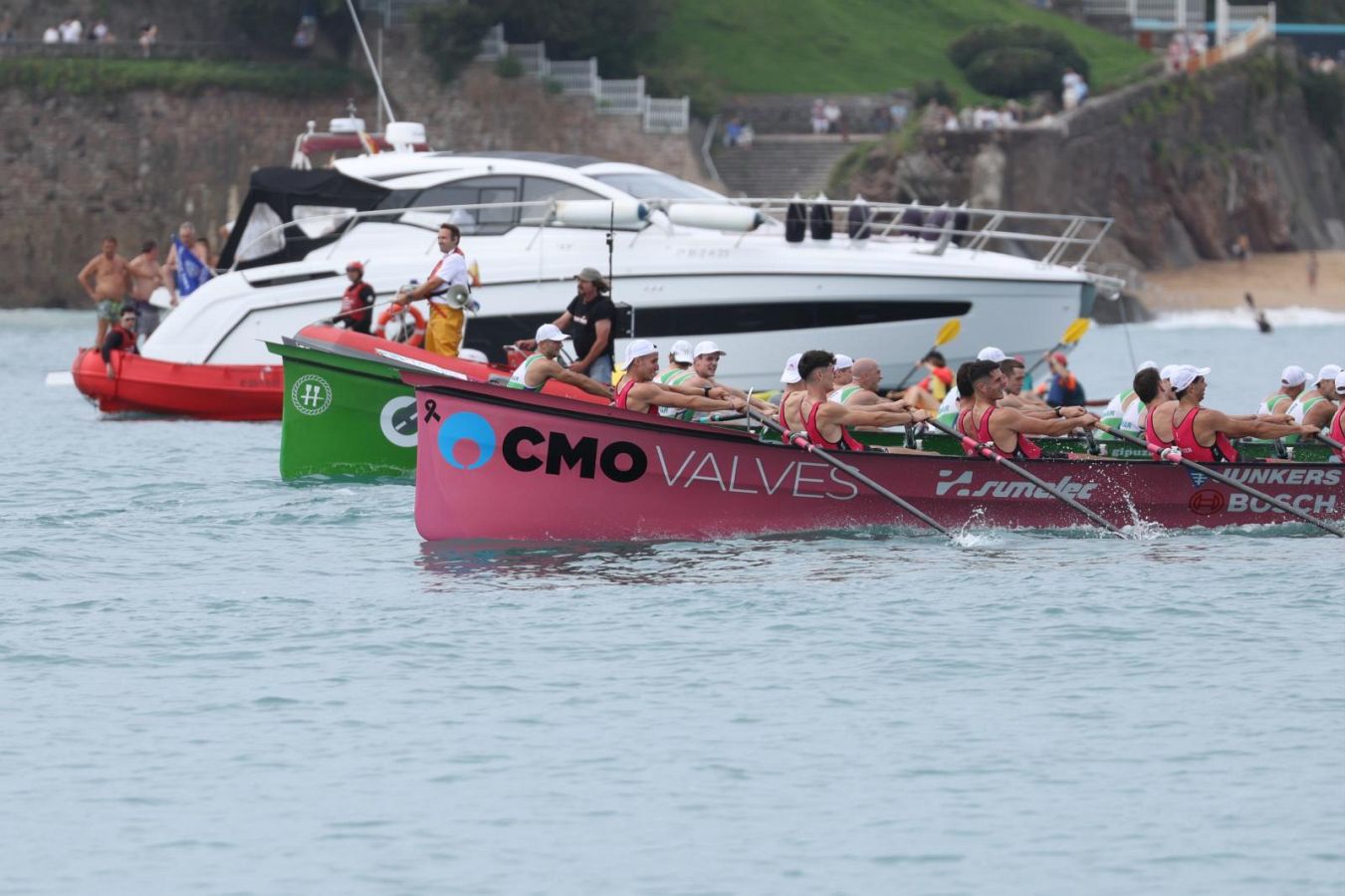 Las imágenes de la regata masculina