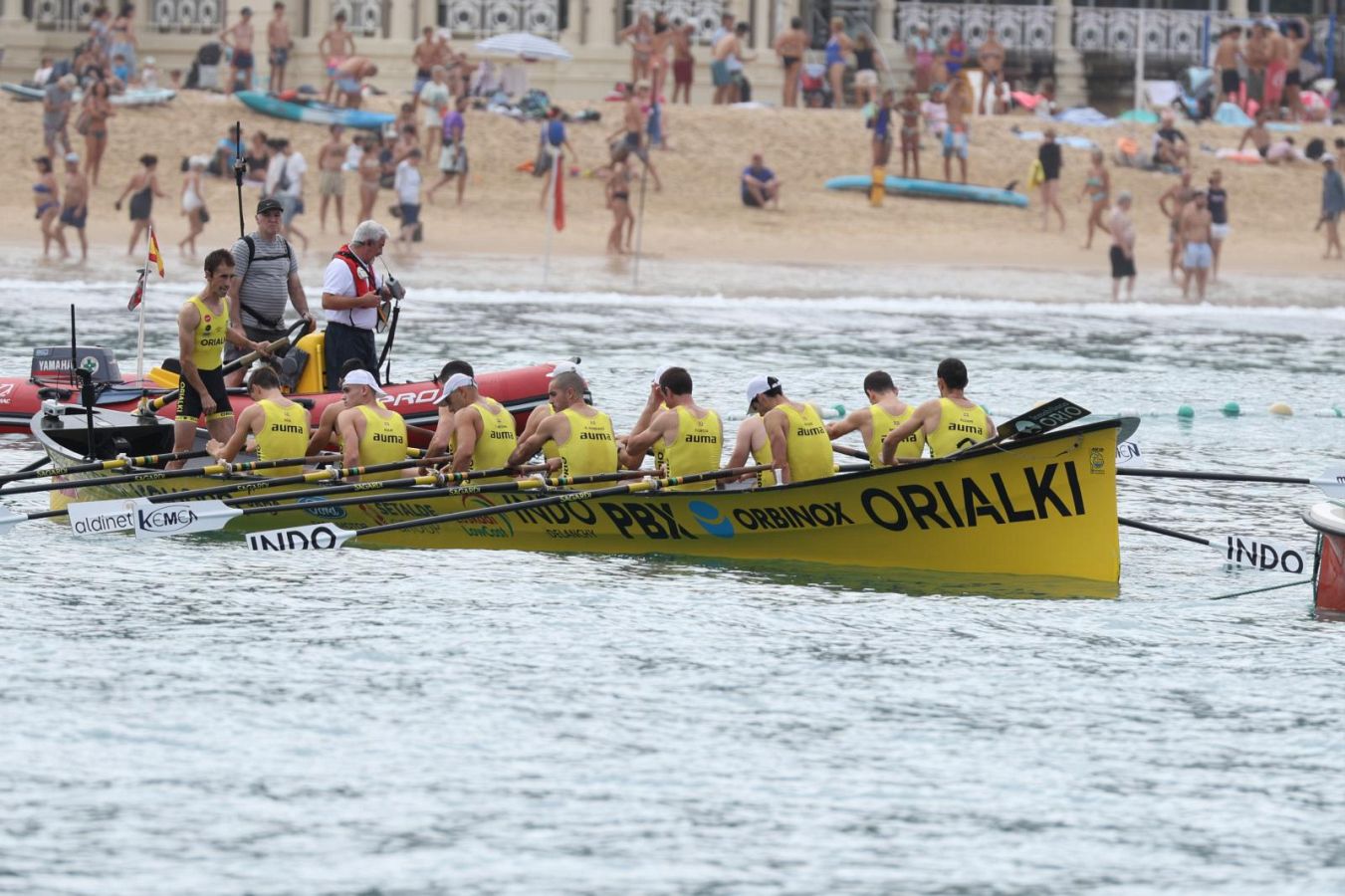 Las imágenes de la regata masculina