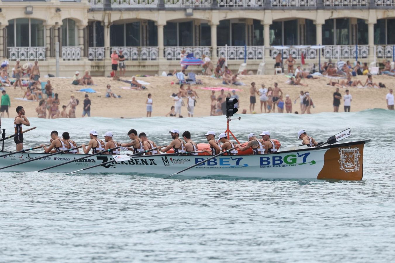 Las imágenes de la regata masculina