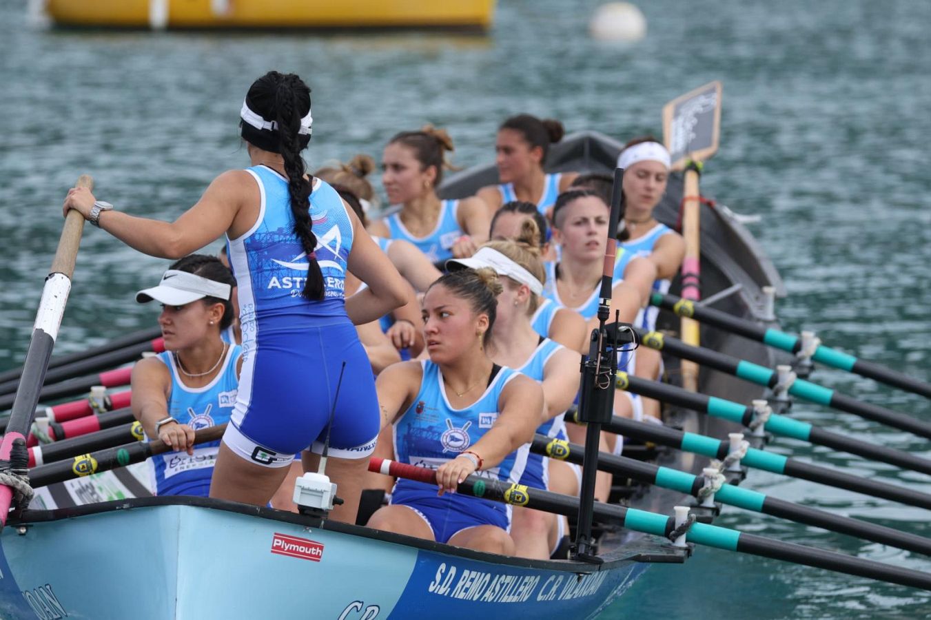 Las imágenes de la regata femenina