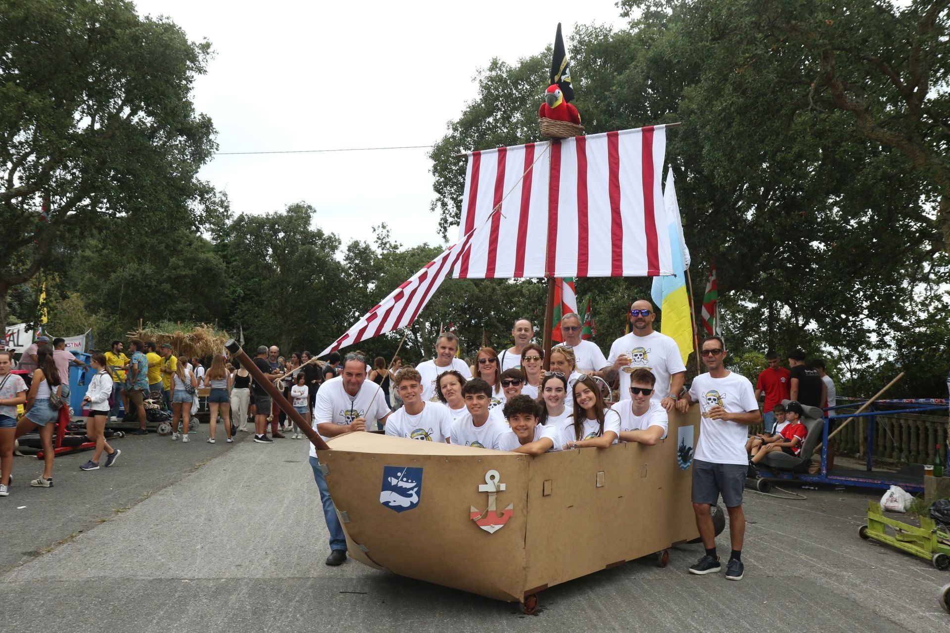 Gran ambiente en las fiestas de Mutriku