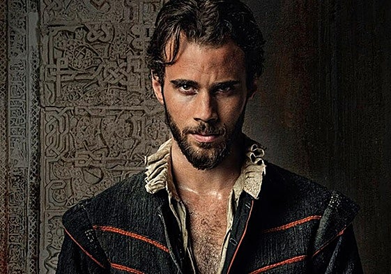 Julio Peña, en el papel de Miguel de Cervantes.