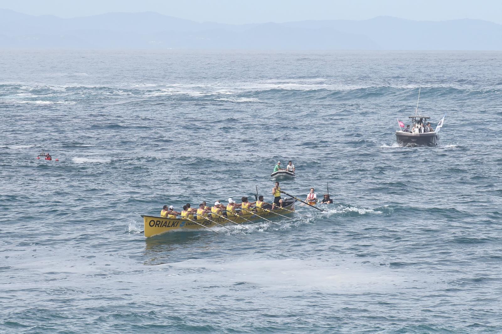 Las imágenes de la regata masculina